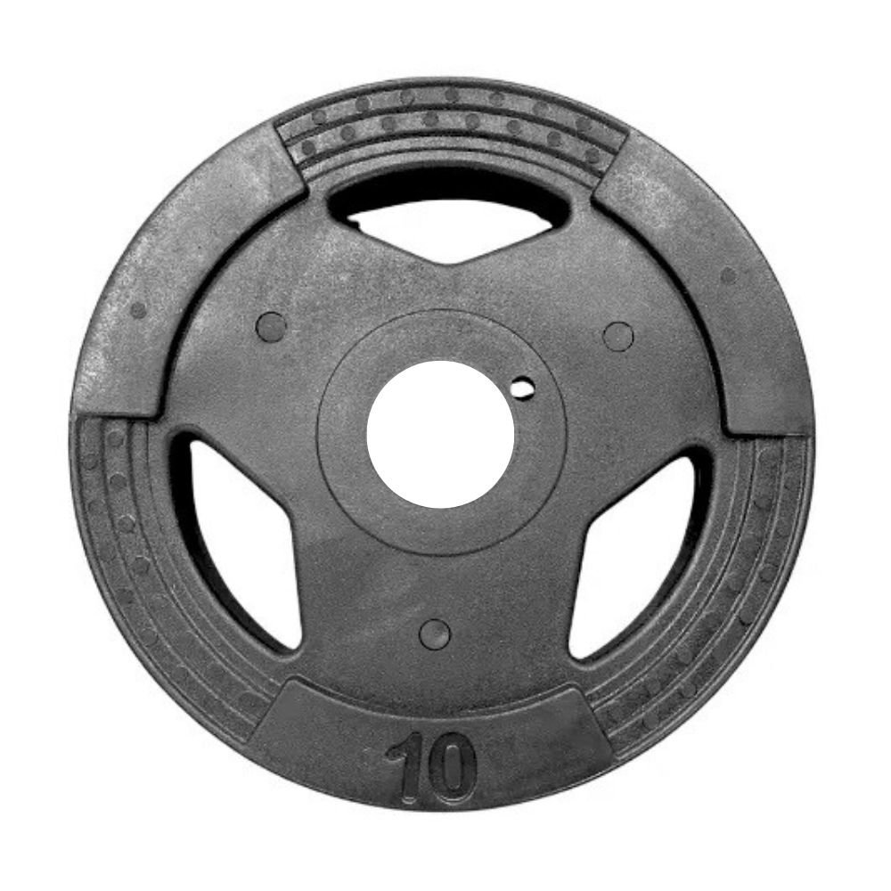 Anilha Sport Injetada Olímpica — plástico dútil, 3 alças, furo 51mm IWF