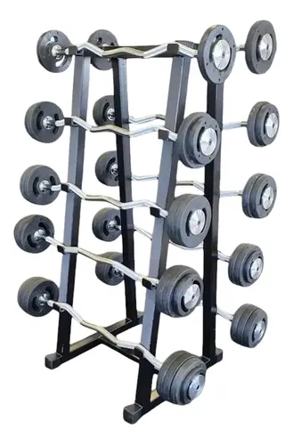 Kit Barras Montadas — detalhe barras e anilhas injetadas